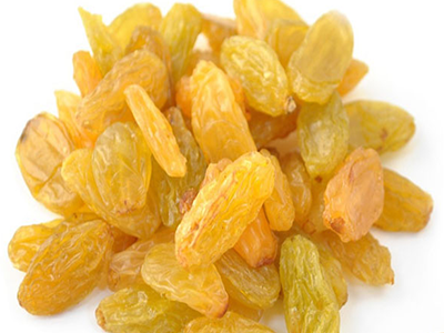 Golden long raisins